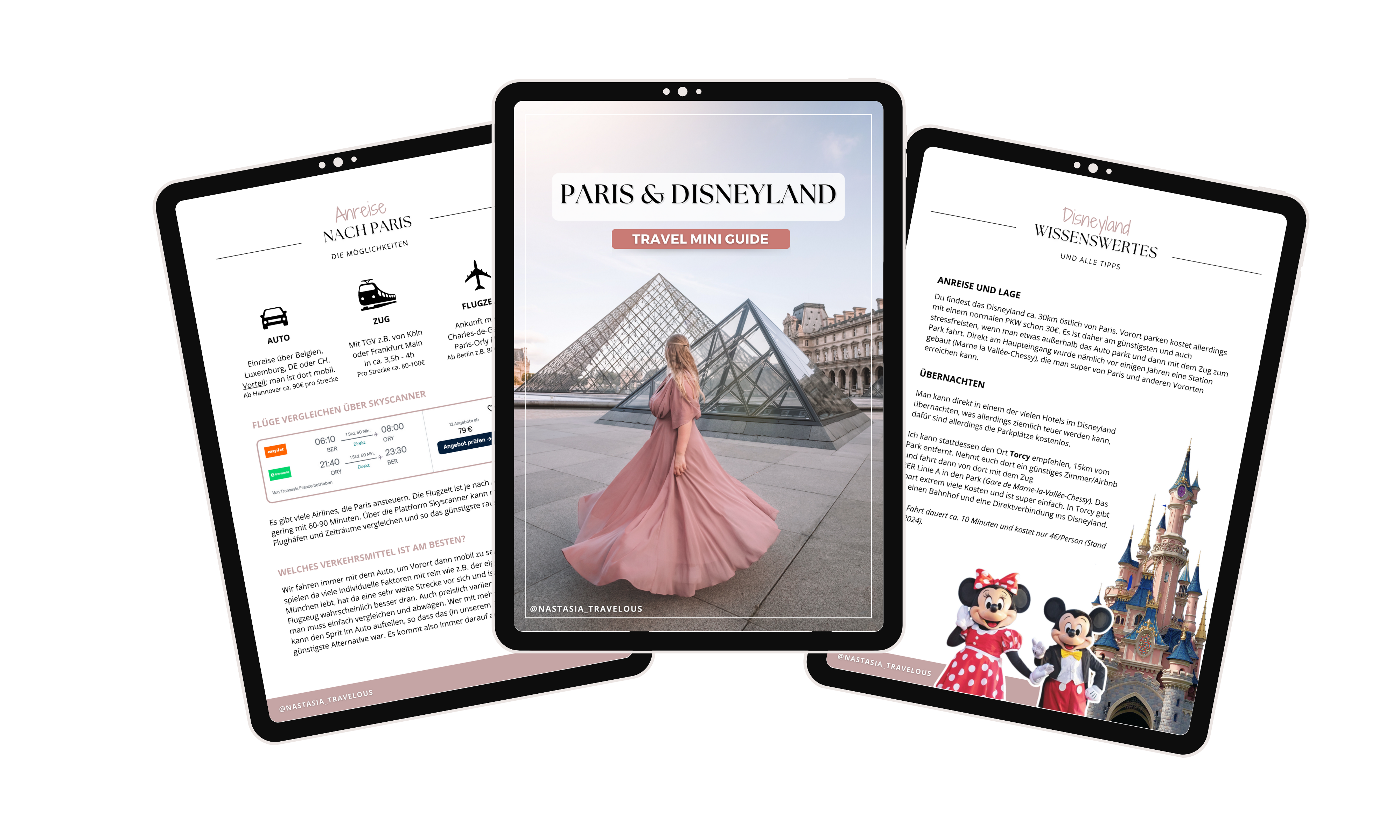 Kostenloser Disneyland und Paris Travel Guide